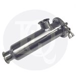 Strainer Angle 1 1 / 2" Clamp x 14" total length Perfor:1mm SS316 TC (this length soon discontinued) 