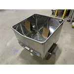 Sanitary Trolley #1 200L SS304 mirror finish - DAMAGED, SOLD AS IS!